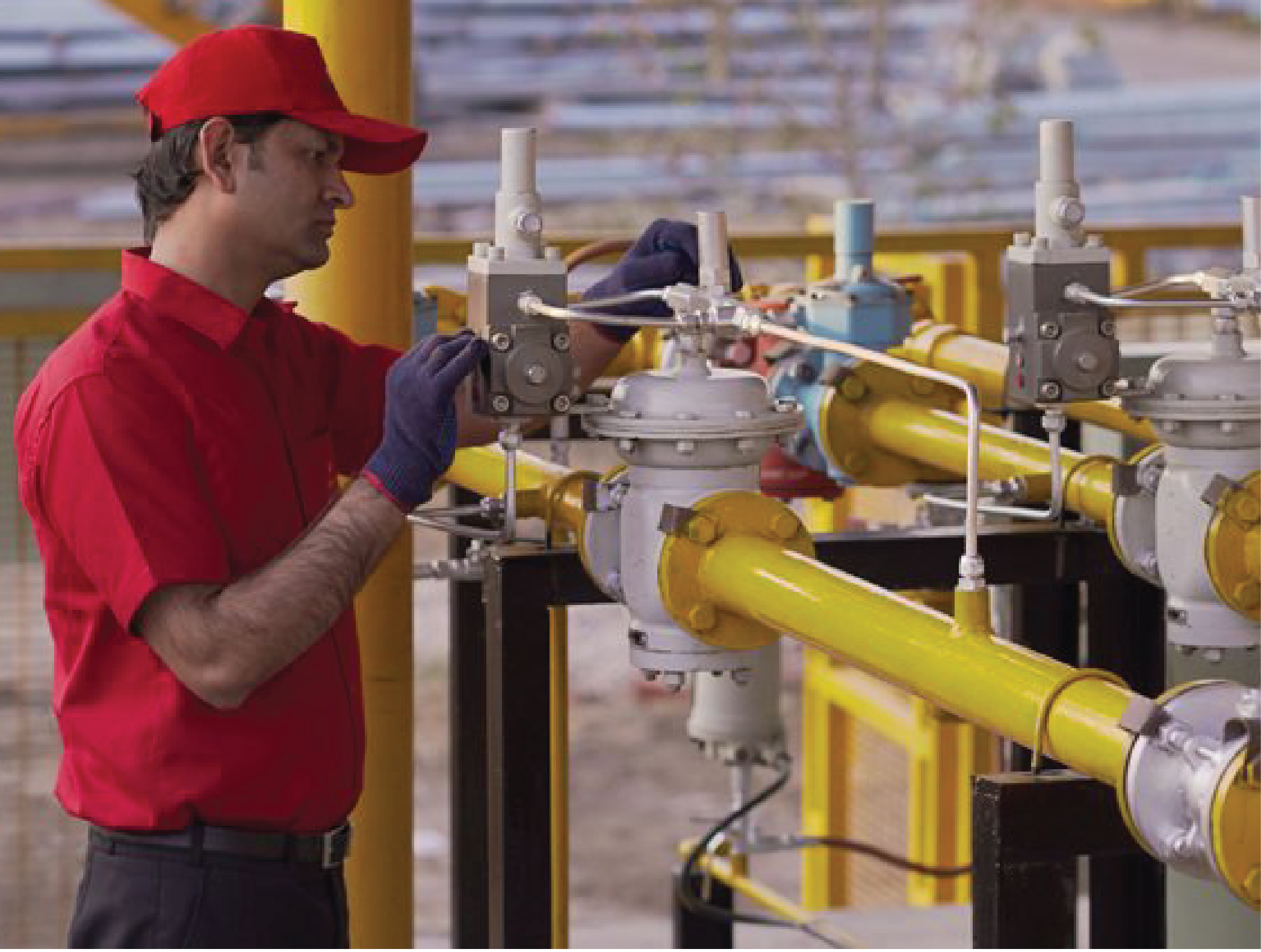 خدمات صيانة شبكات الغاز وفحص السلامة الدوري